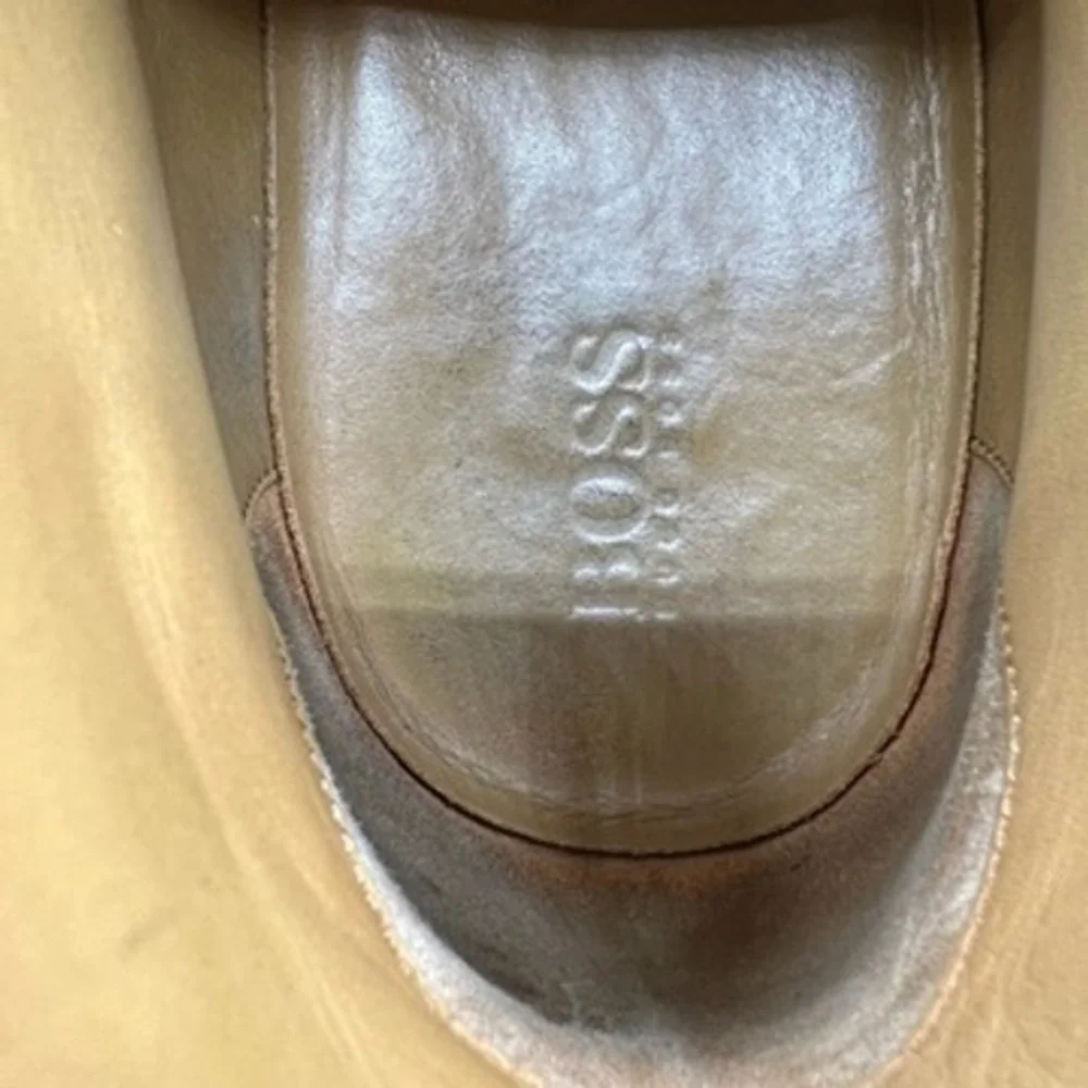 HUGO BOSS Suede Chukka Boots Men's Size 9 EU 42 Brown Boots Lace Up‎ Ankle Boots
